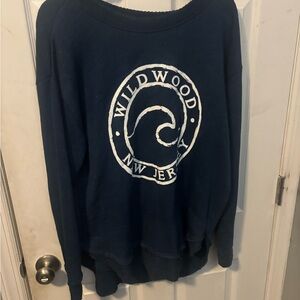Heritage Dark Blue Crew Neck Sweater